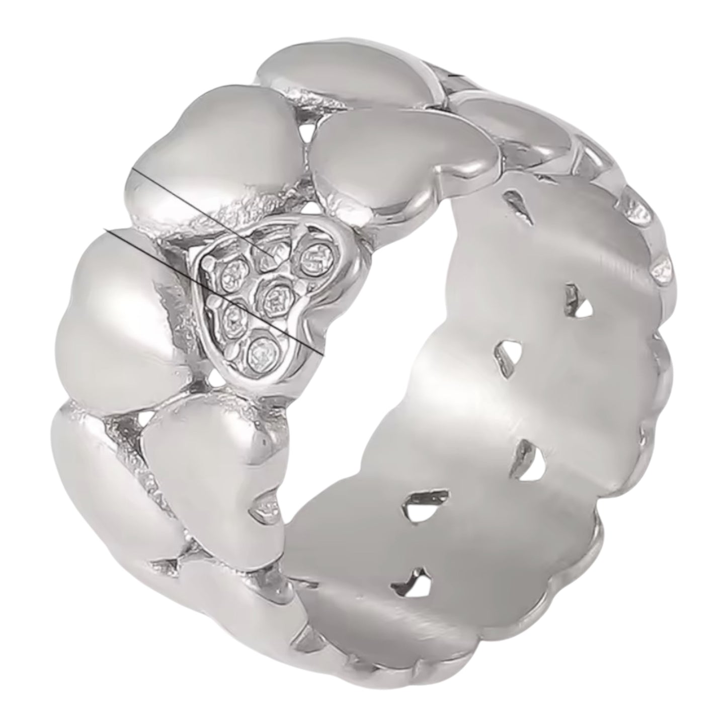SHANNON HEART RING - Butterfly Alley Jewelry