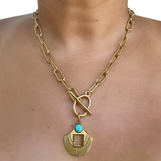 FONTANA TOGGLE NECKLACE - Butterfly Alley Jewelry