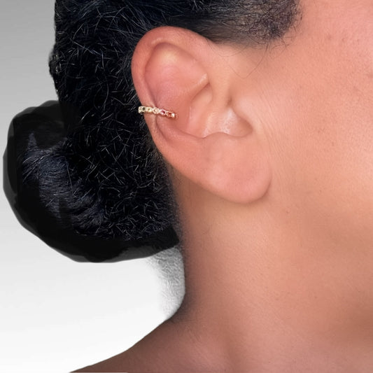 RAINBOW EAR CUFF - Butterfly Alley Jewelry