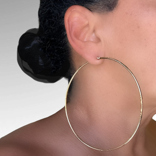BIG ASS HOOPS - Butterfly Alley Jewelry
