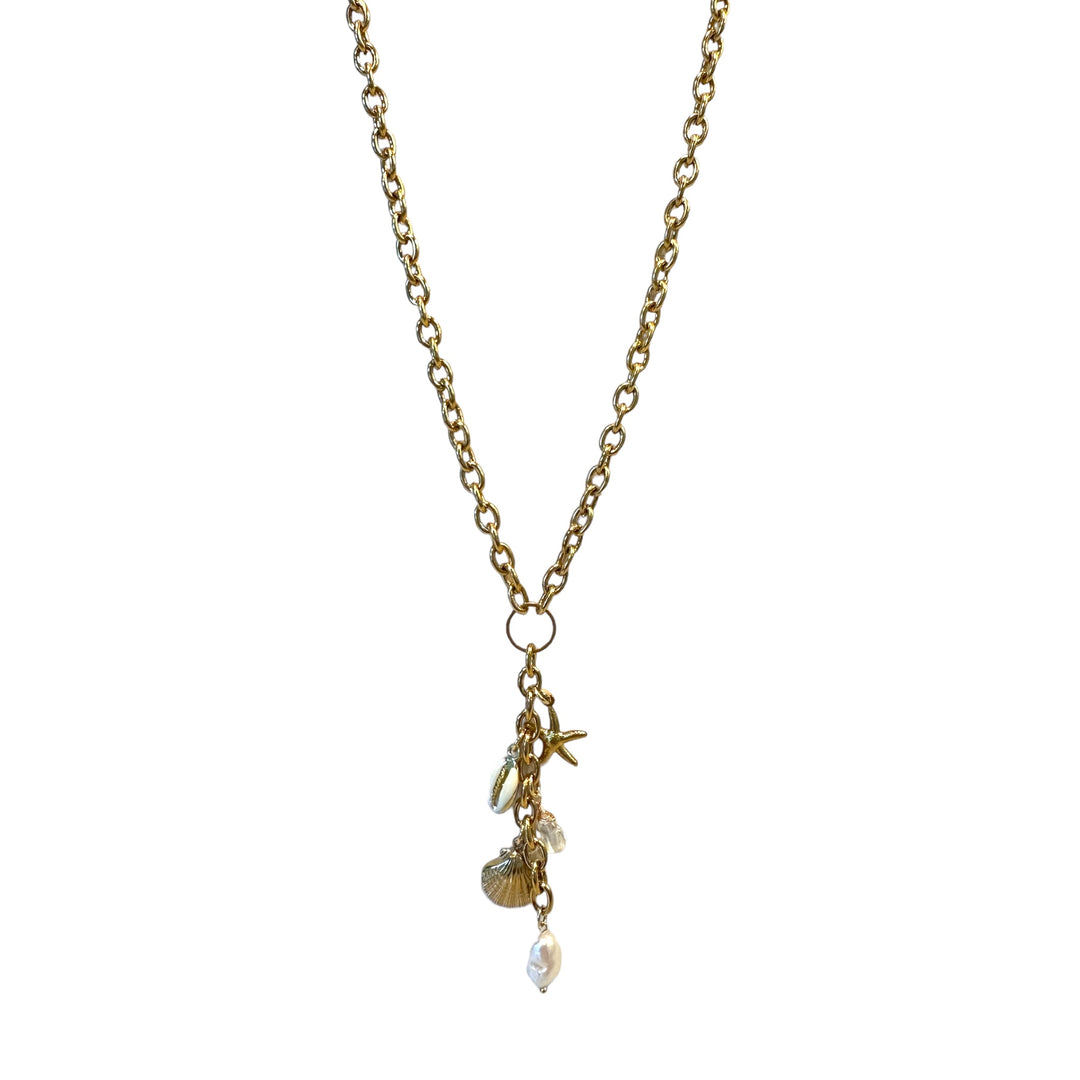 SAND UNDER MY FEET CHARM NECKLACE - Butterfly Alley Jewelry
