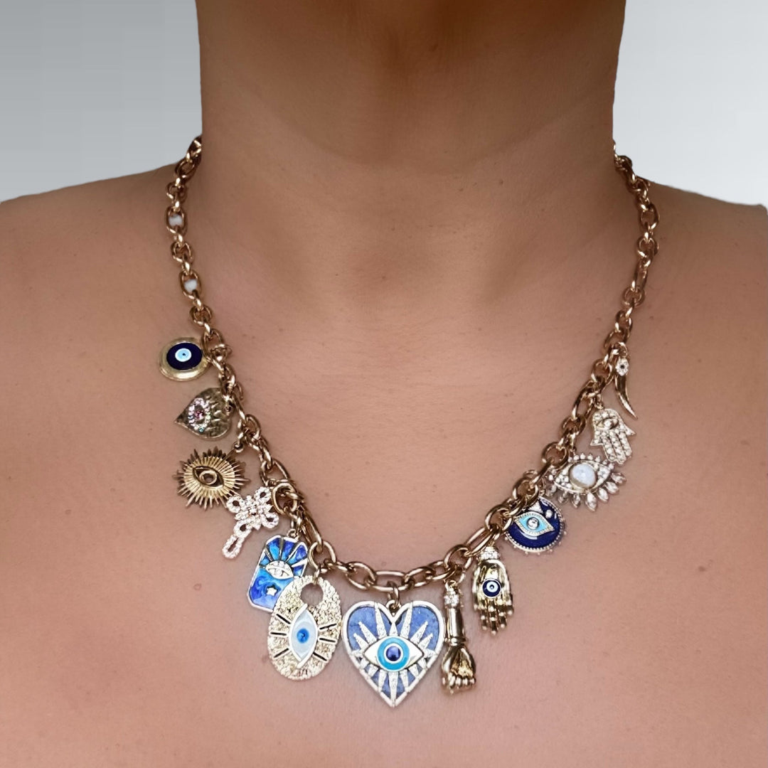 Guardian Charm Necklace by Butterfly Alley Jewelry – Bold &amp; Beautiful