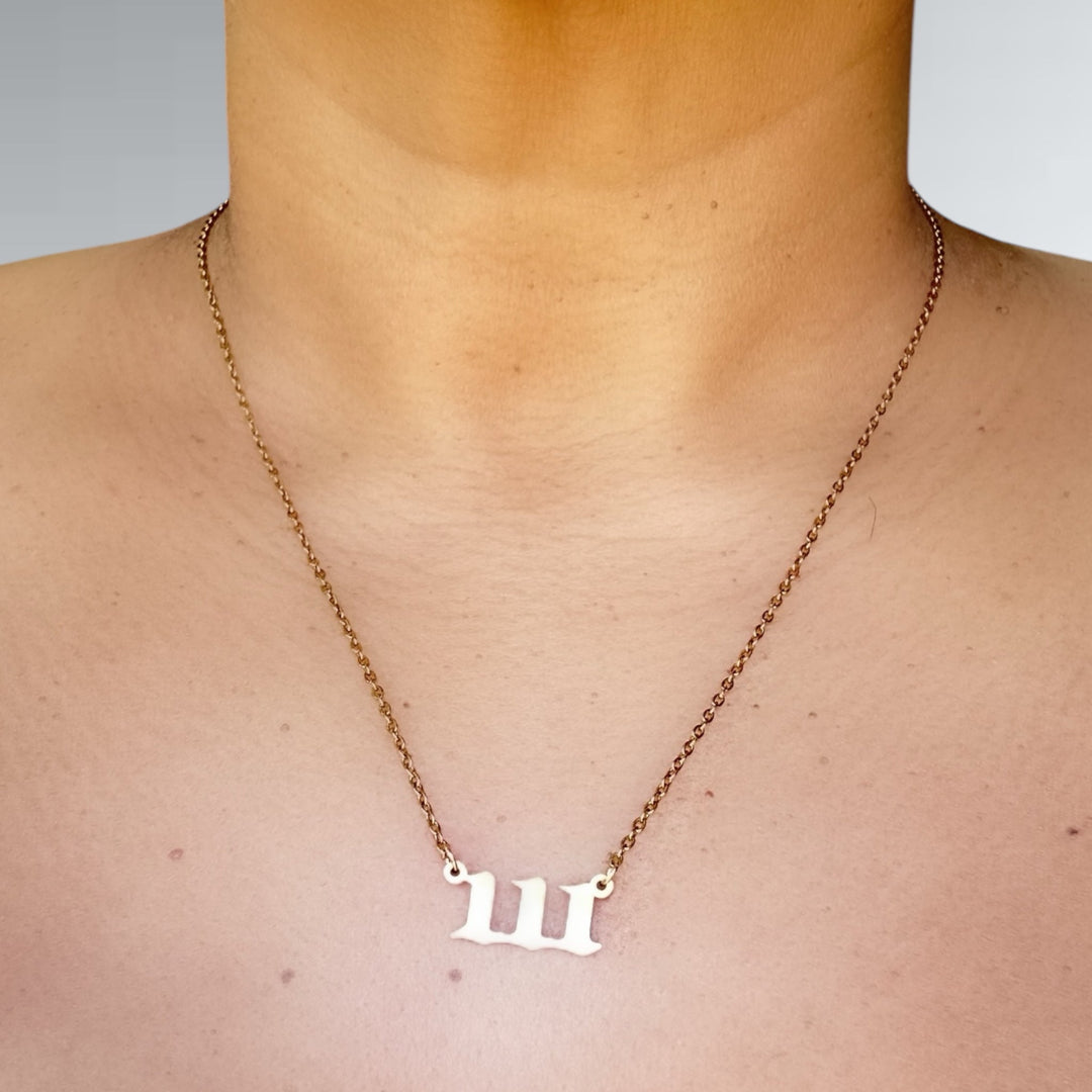ANGEL NUMBER NECKLACE