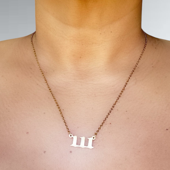 ANGEL NUMBER NECKLACE