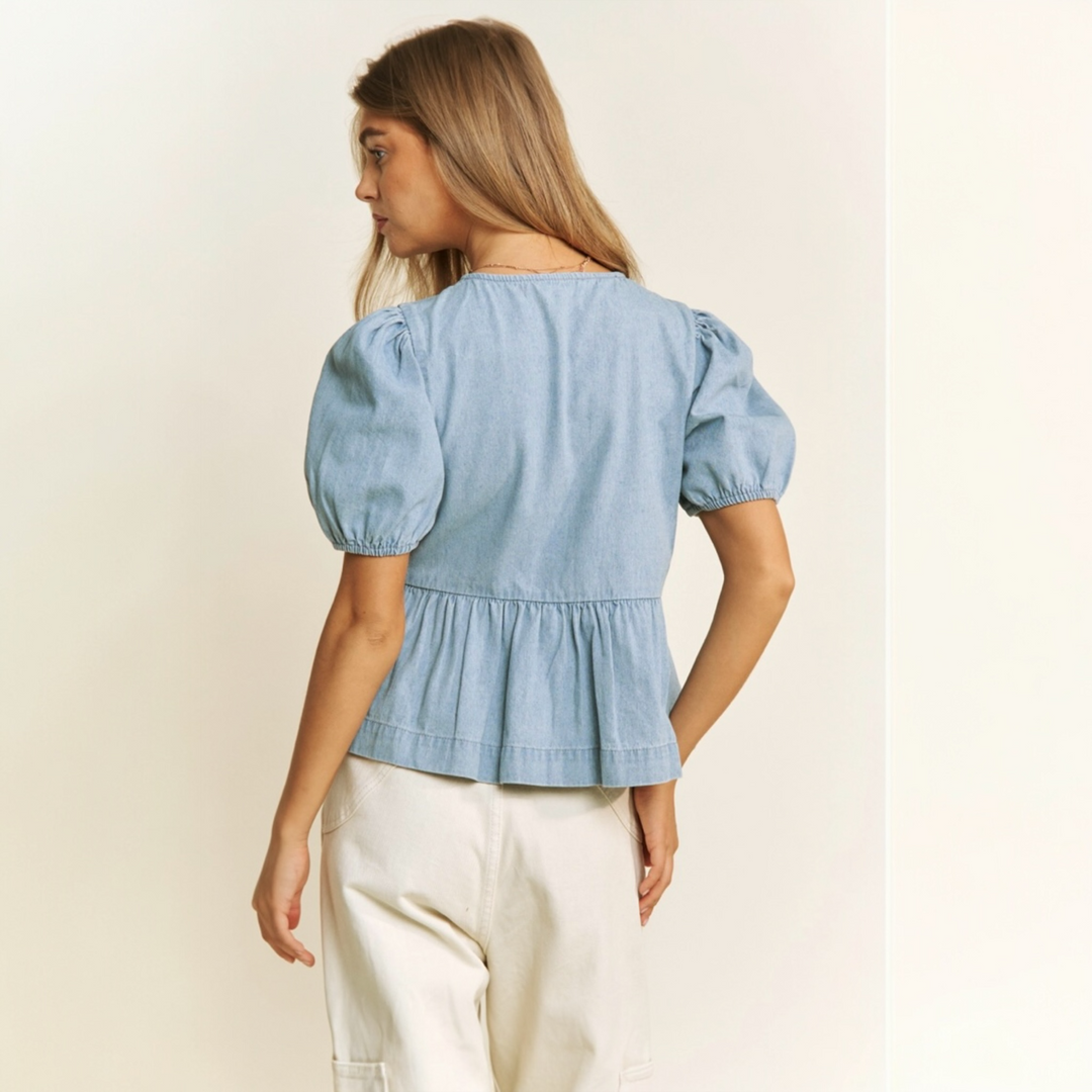 RILEY BABYDOLL TOP