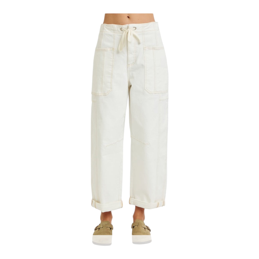 BARREL JEANS -(Plus Size)