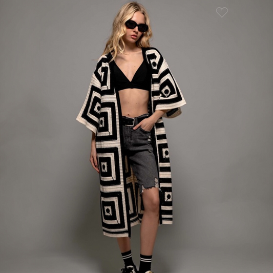 URBAN GEOMETRY KIMONO