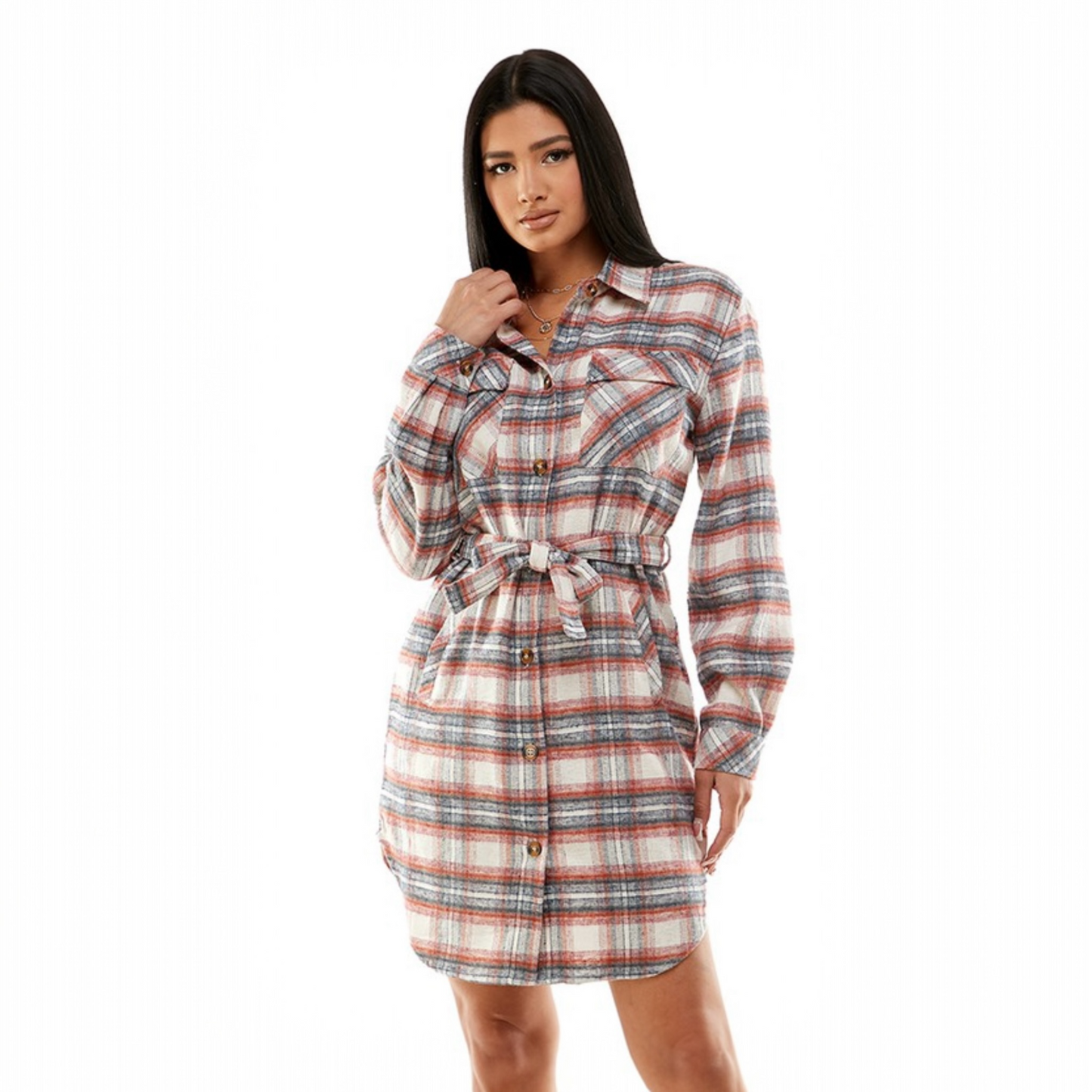 TIMBERLINE BELTED DRESS