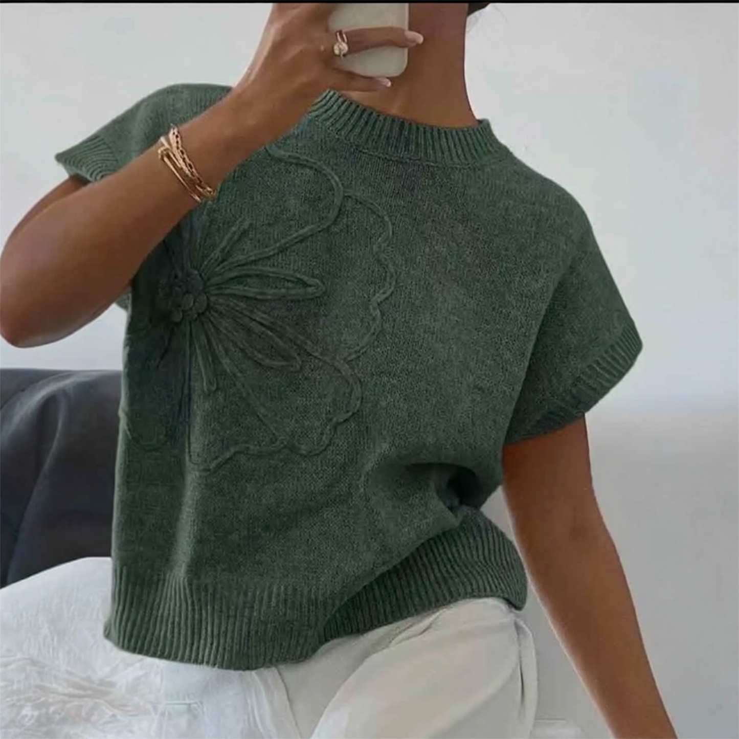 MOSS BLOSSOM SWEATER