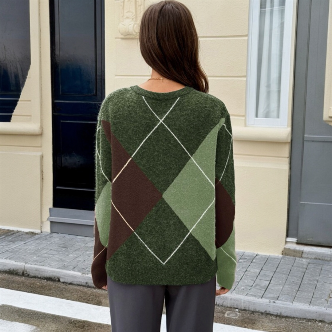 REX ARGYLE SWEATER