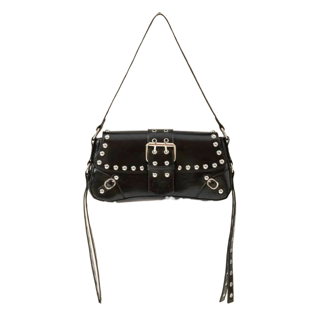 NOVA STUDDED SHOULDER BAG