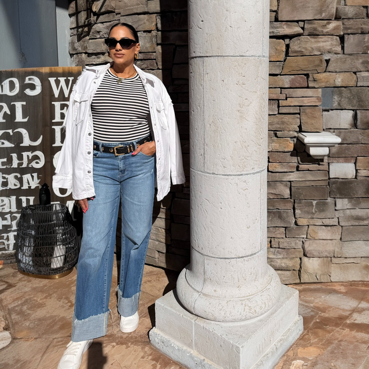 UPTOWN CUFF HIGH RISE JEANS