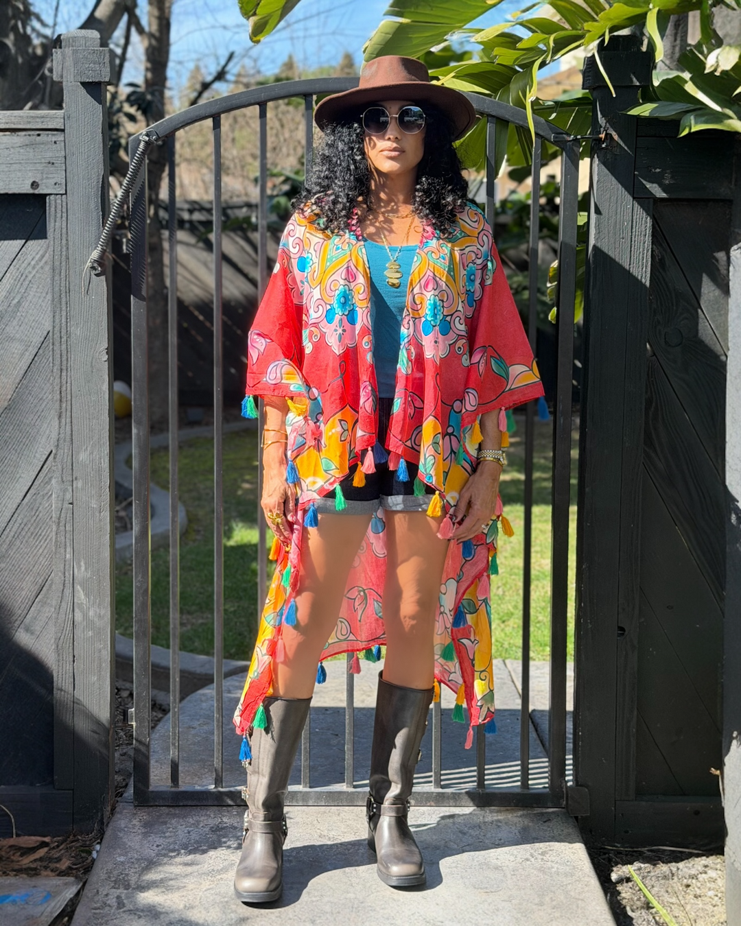 VALENCIA TASSEL KIMONO