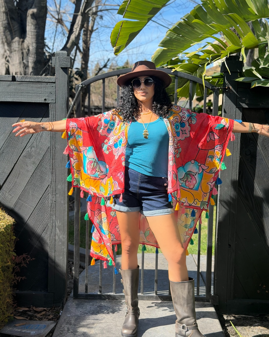 VALENCIA TASSEL KIMONO