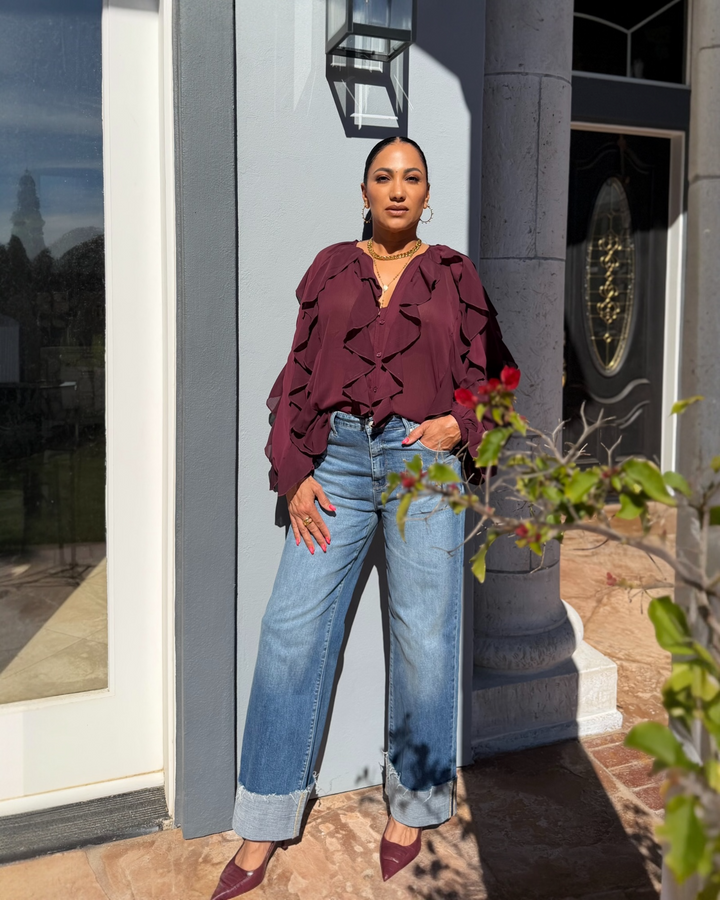 UPTOWN CUFF HIGH RISE JEANS
