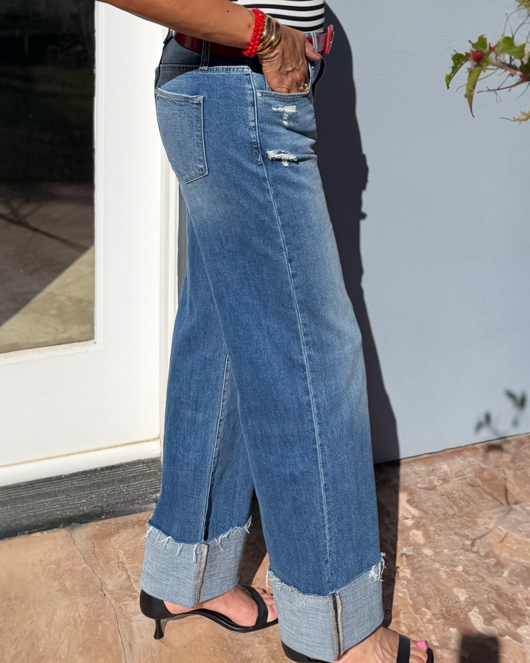 UPTOWN CUFF HIGH RISE JEANS