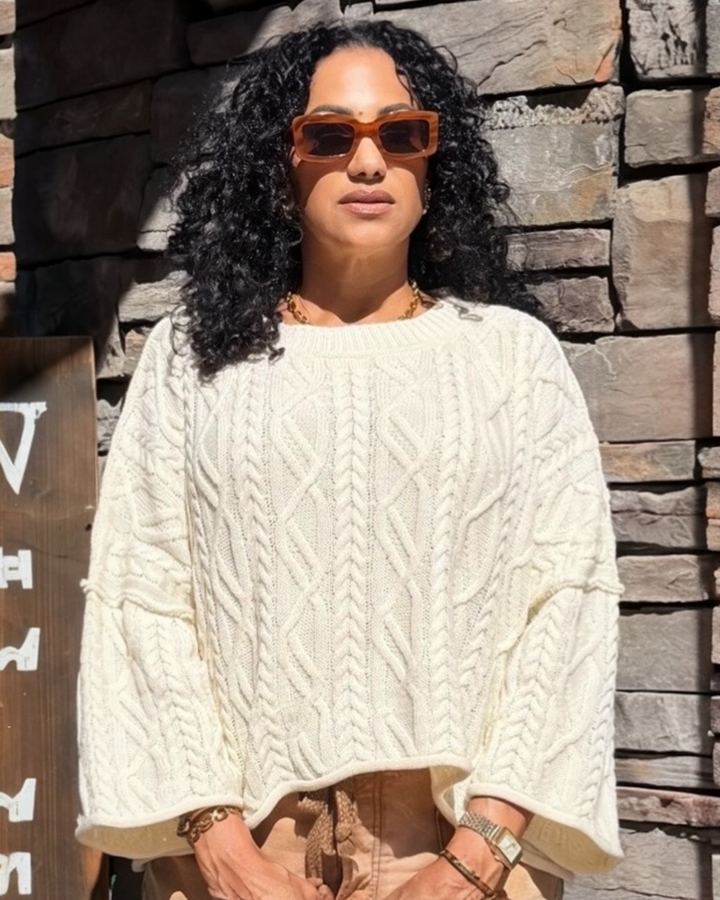 SANDSTONE KNIT SWEATER