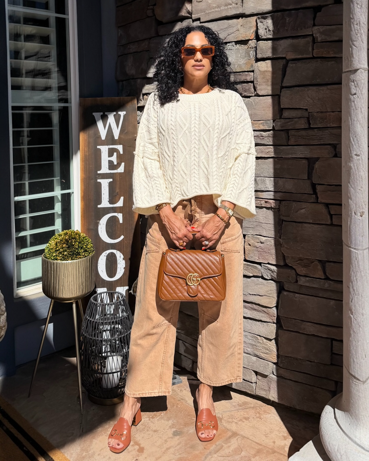 SANDSTONE KNIT SWEATER