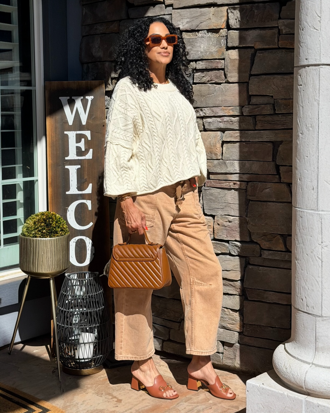 SANDSTONE KNIT SWEATER