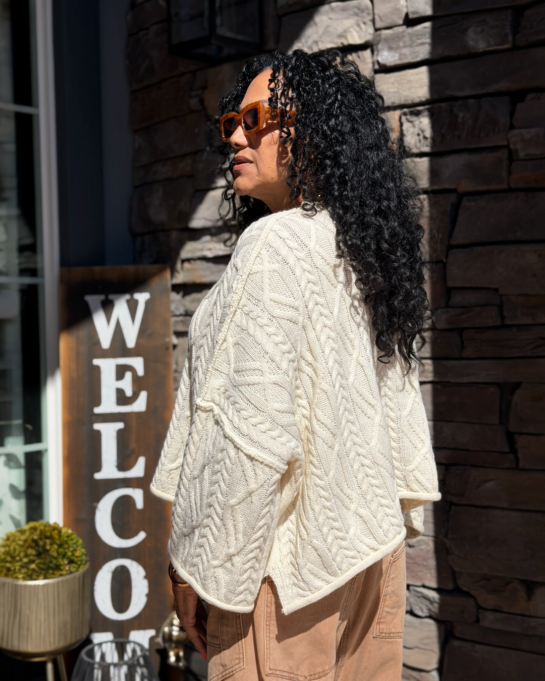 SANDSTONE KNIT SWEATER