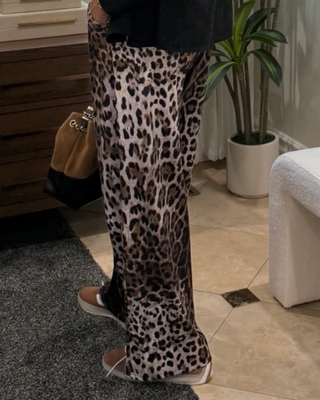 LEANNA LEOPARD PANTS