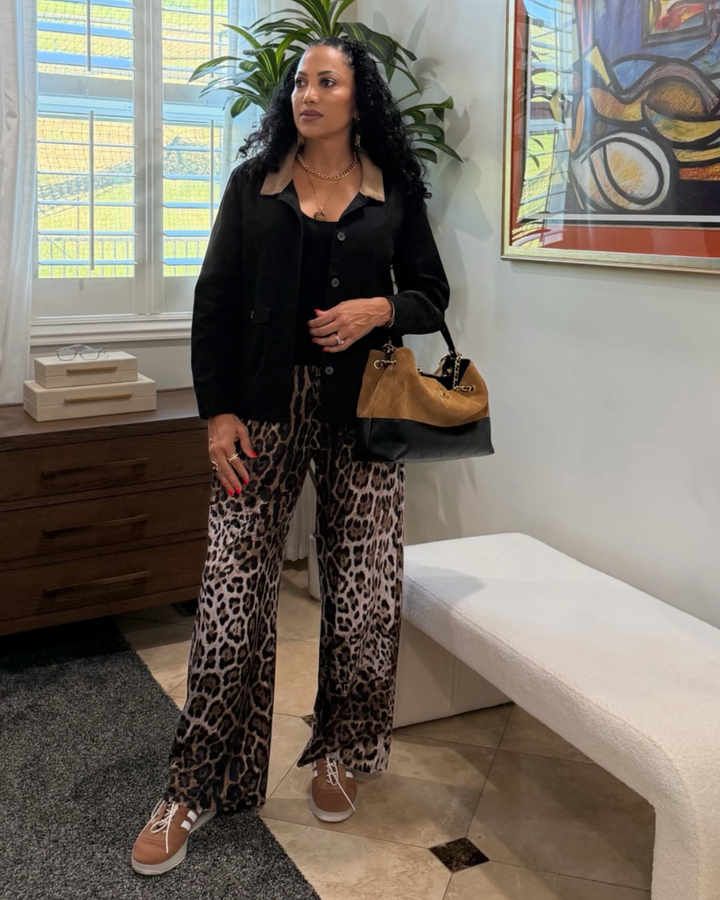 LEANNA LEOPARD PANTS