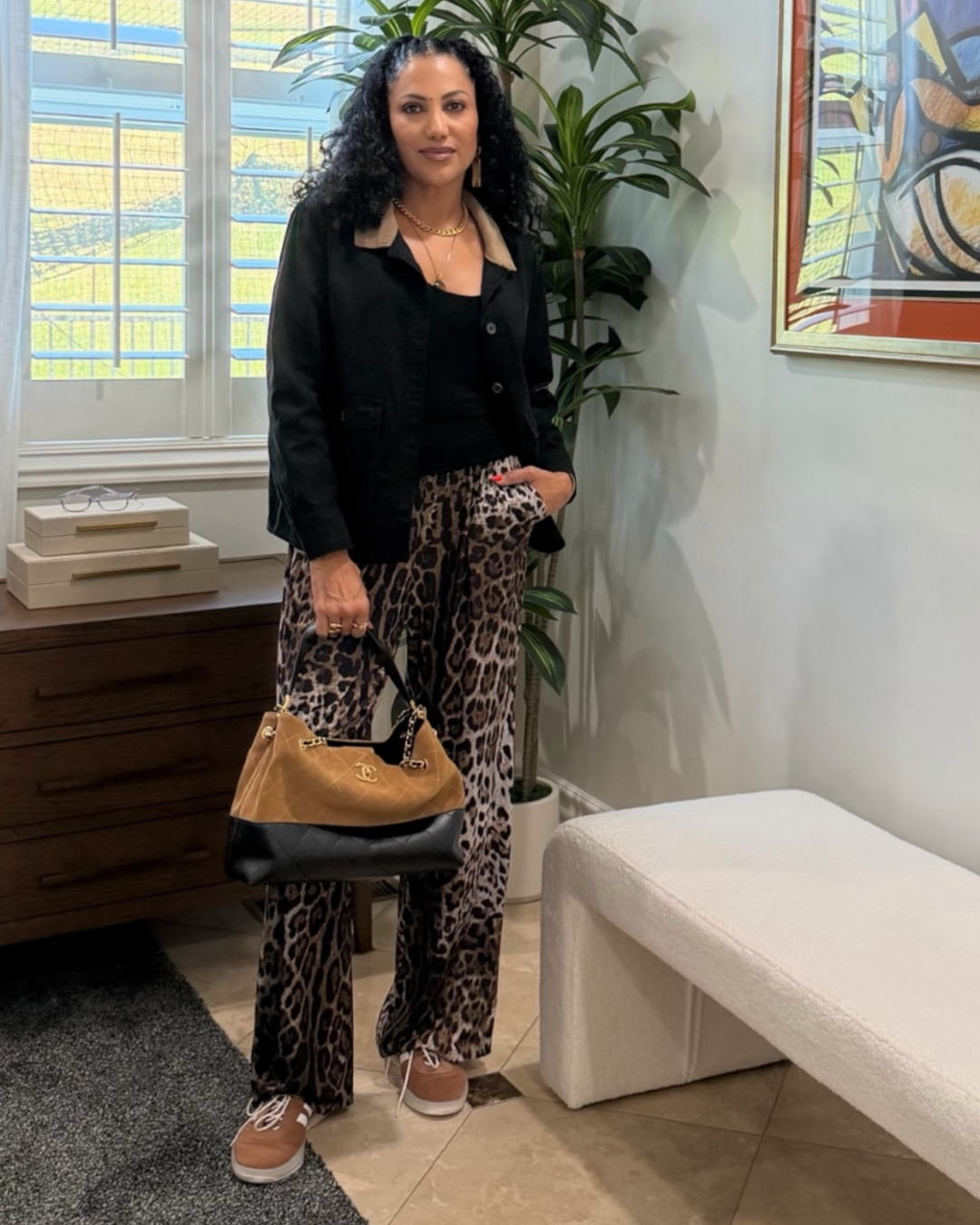 LEANNA LEOPARD PANTS