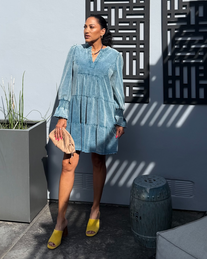 MISTY RIDGE CORDUROY DRESS - PLUS