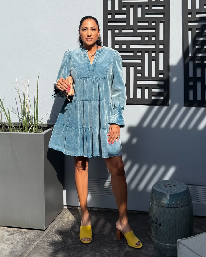 MISTY RIDGE CORDUROY DRESS - PLUS