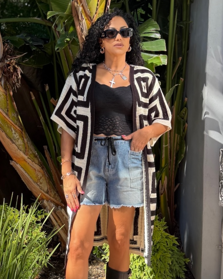 URBAN GEOMETRY KIMONO
