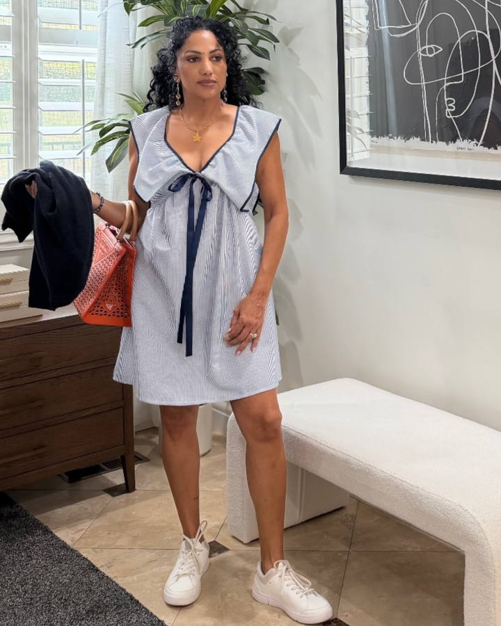 RIVIERA RUFFLE DRESS