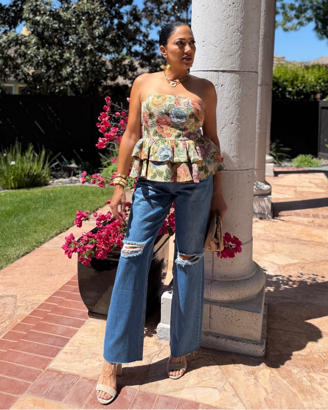 REMI FLORAL TOP