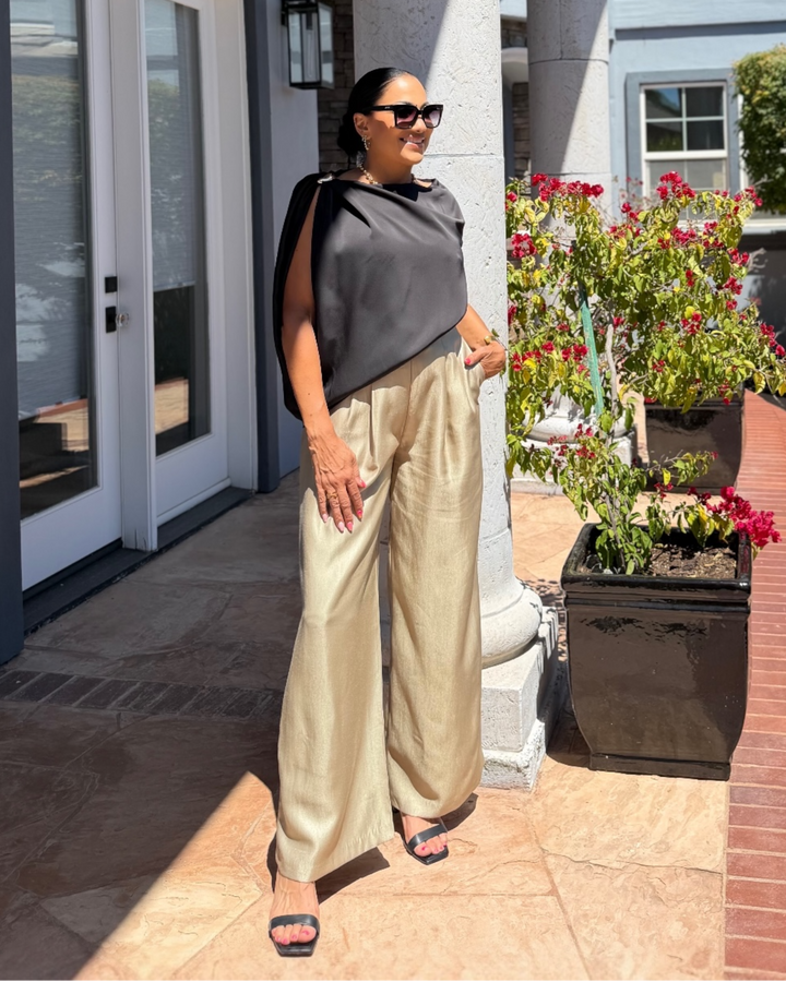 GISELLE SATIN TOP