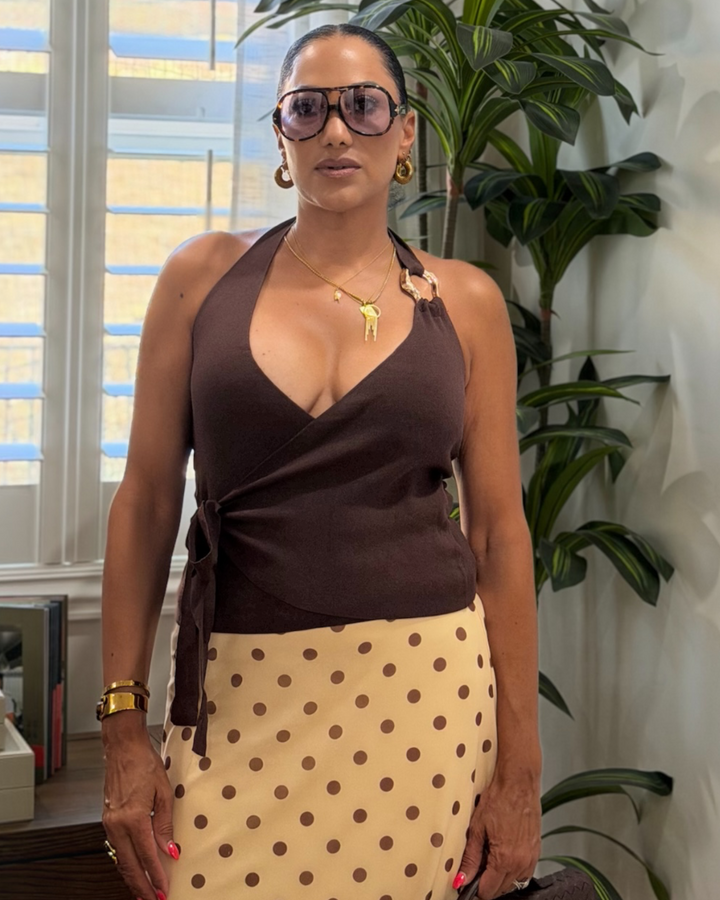 SABLE WRAP TOP