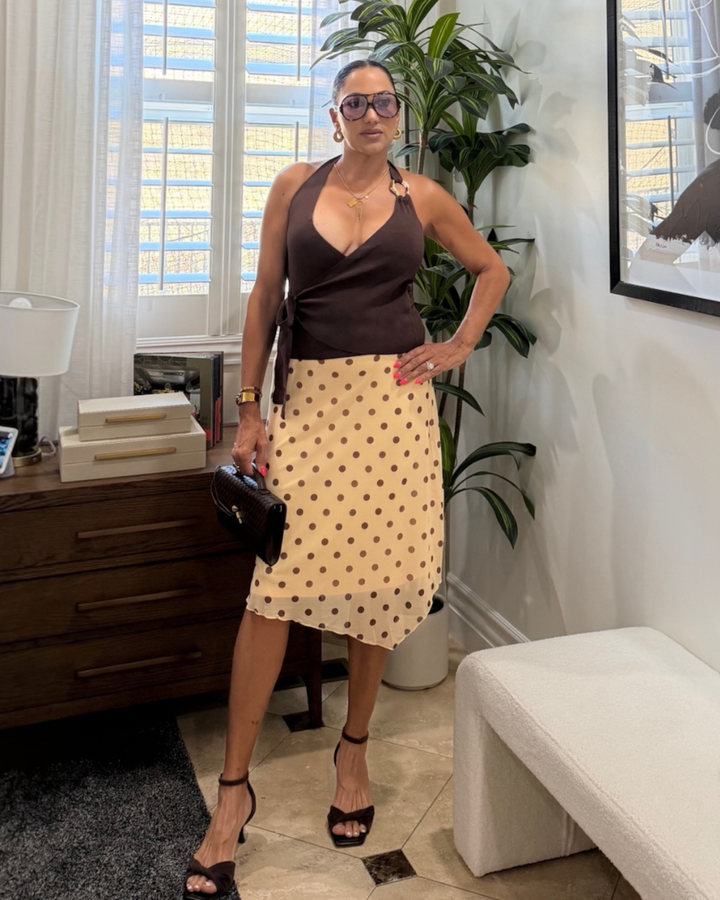 SABLE WRAP TOP
