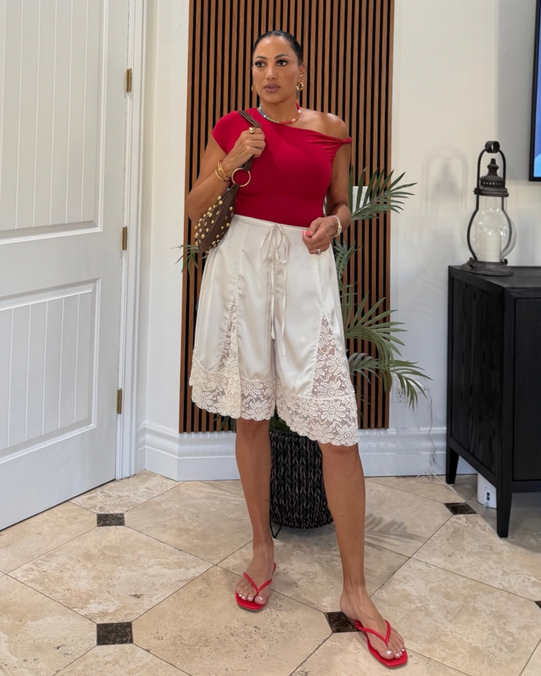 CORINNE LACE SHORTS