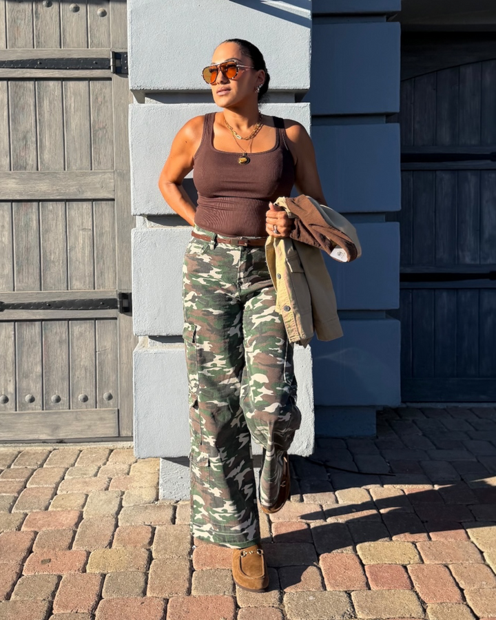 RORY CAMO CARGO PANTS