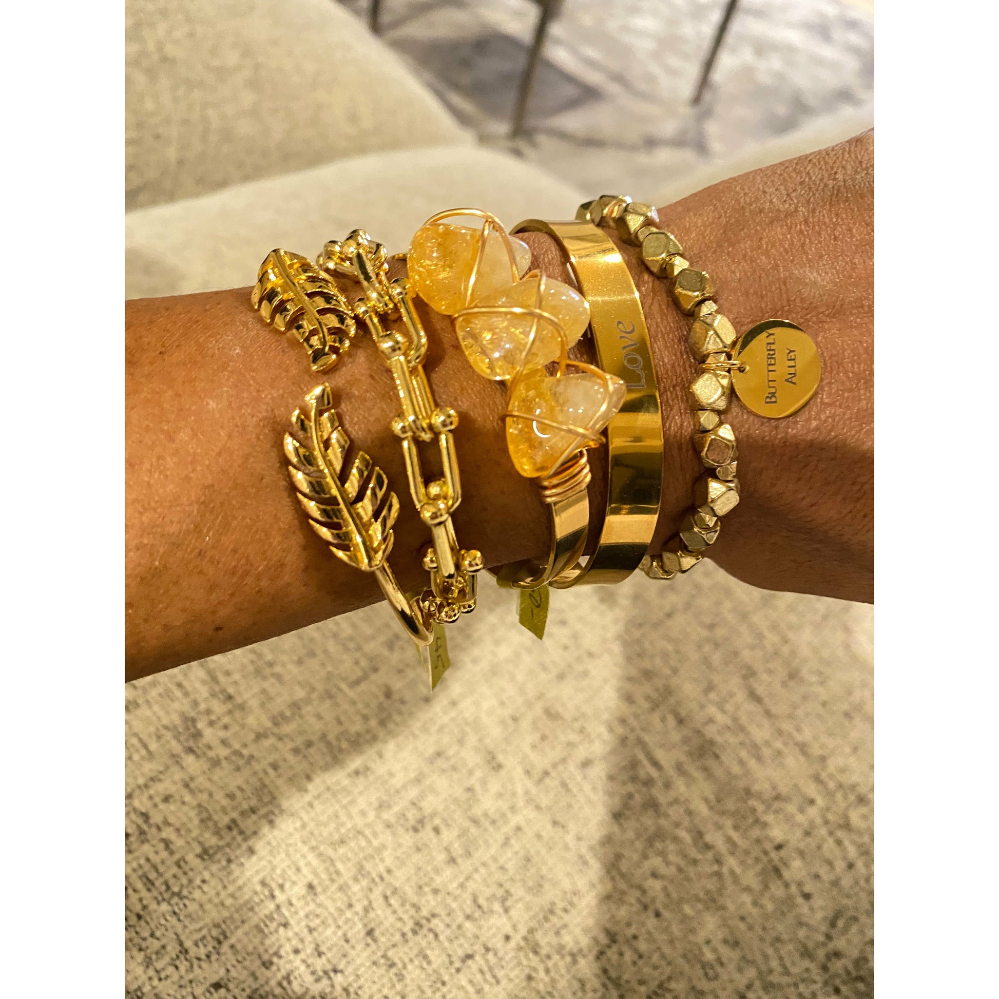 LOVE CUFF BRACELET - Butterfly Alley Jewelry