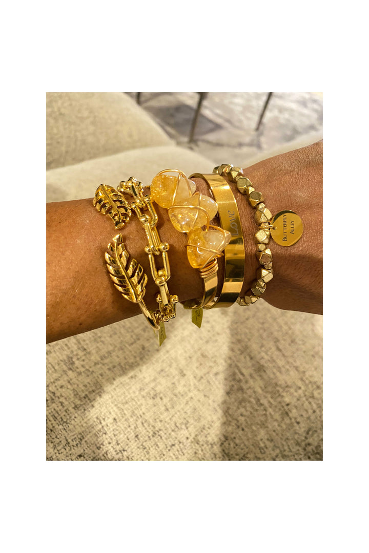 LOVE CUFF BRACELET - Butterfly Alley Jewelry