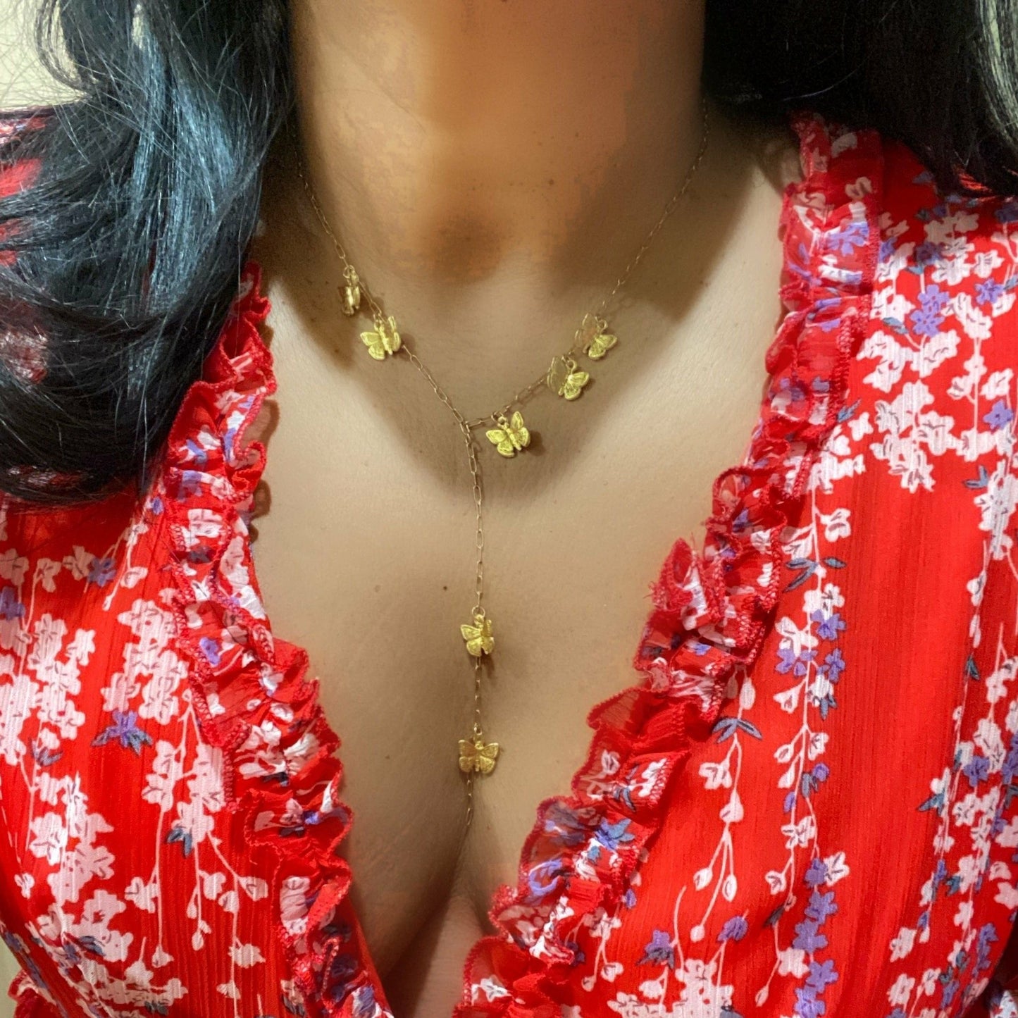 BUTTERFLY KISSES NECKLACE - Butterfly Alley Jewelry