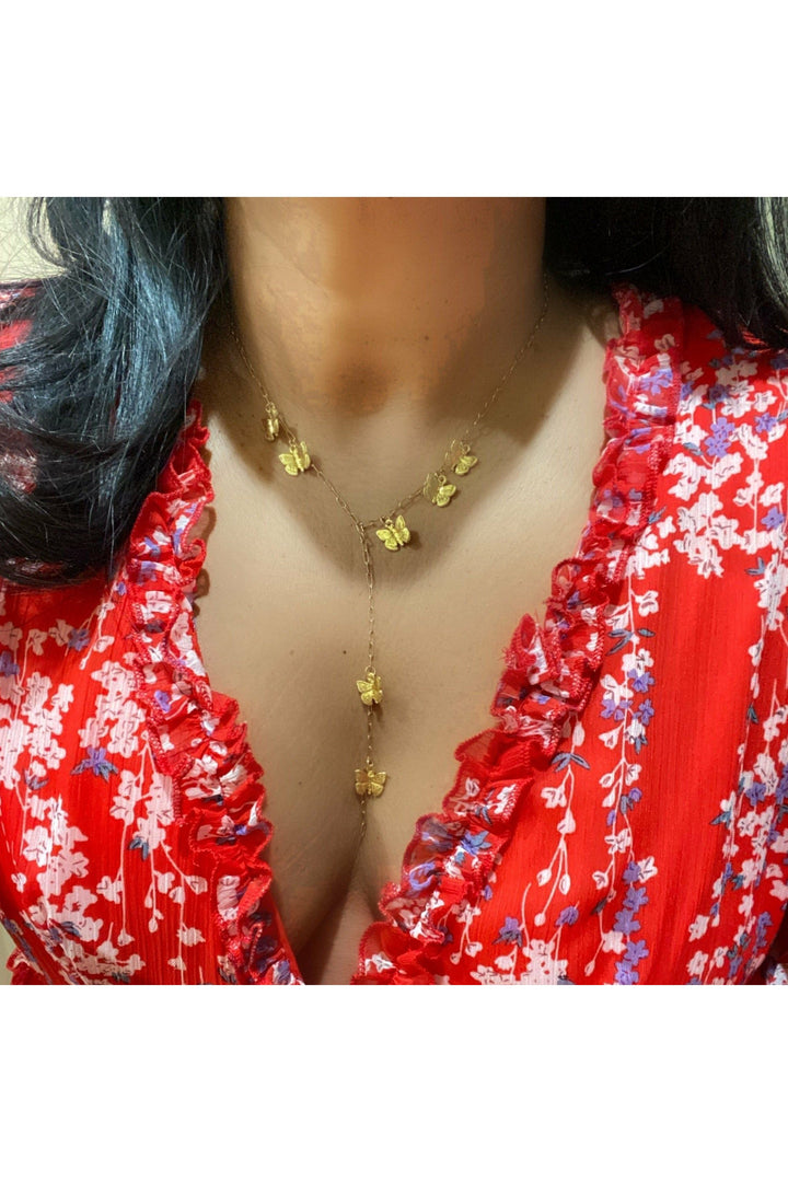 BUTTERFLY KISSES NECKLACE - Butterfly Alley Jewelry