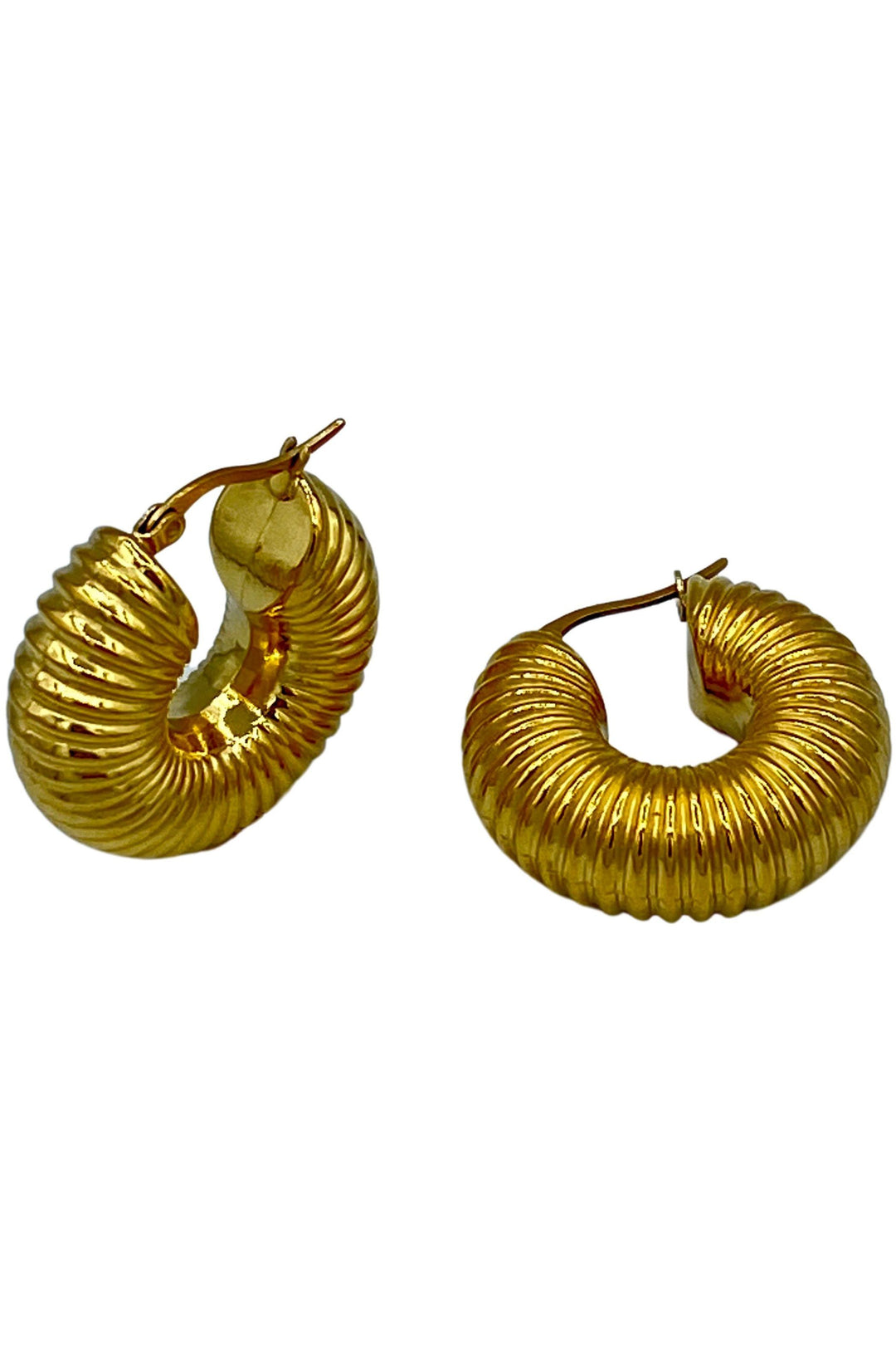 CATERPILLAR HOOPS - Butterfly Alley Jewelry