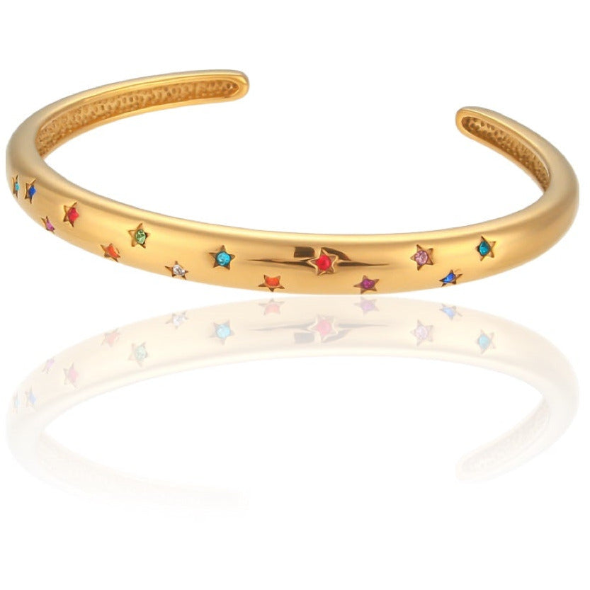 CELESTIAL CUFF BRACELET - Butterfly Alley Jewelry