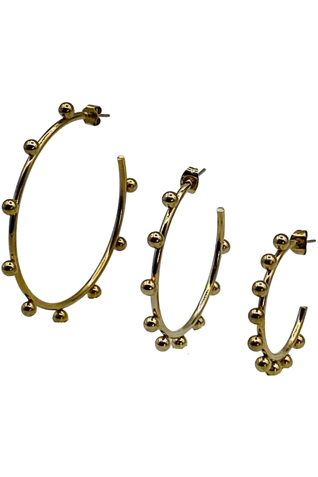 CHANTELLE HOOP EARRINGS - Butterfly Alley Jewelry