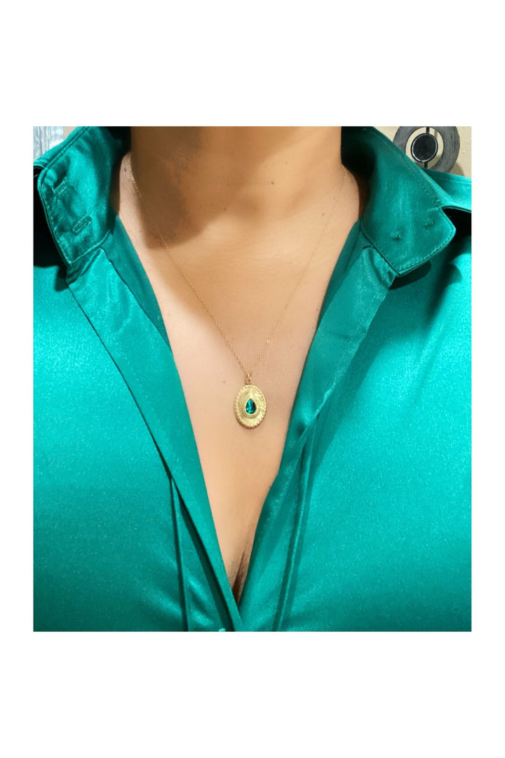 EMERALD CITY NECKLACE - Butterfly Alley Jewelry