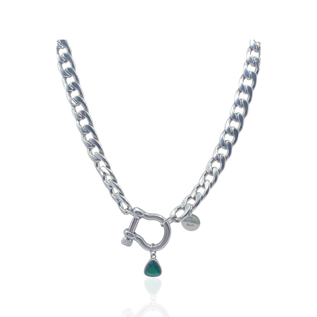 SANTANA GEMSTONE NECKLACE - Butterfly Alley Jewelry