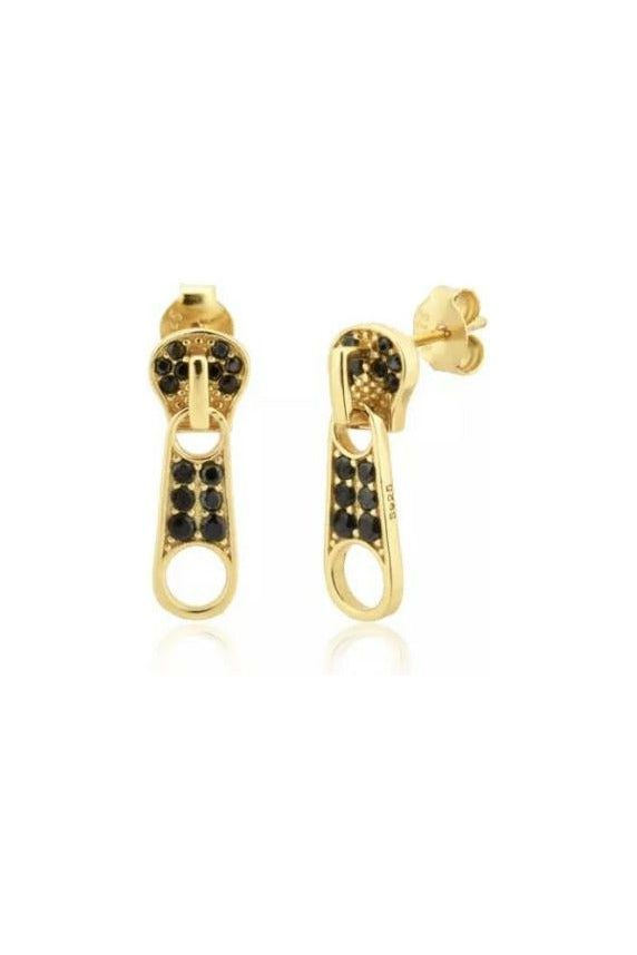 Zipper Earring – Trendy Fashion Accessories | Butterfly Alley Jewelry