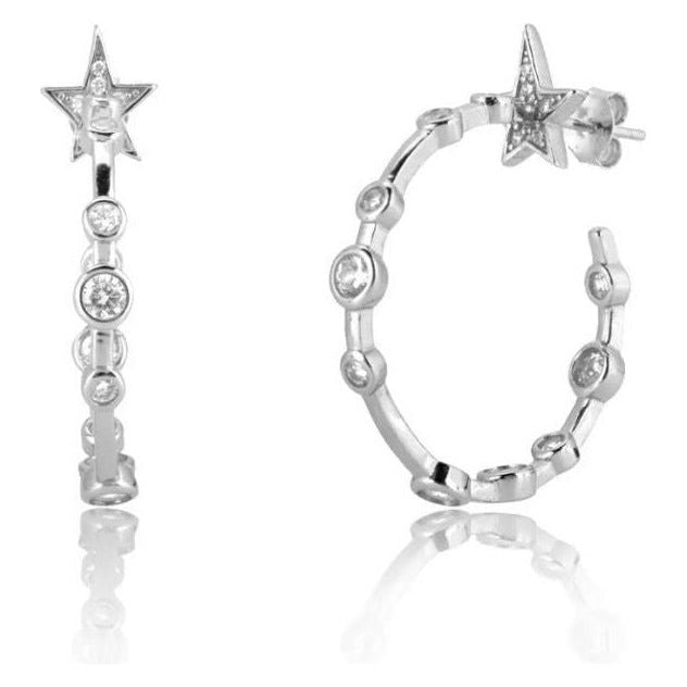 HOLLYWOOD STAR HOOP EARRINGS - Butterfly Alley Jewelry