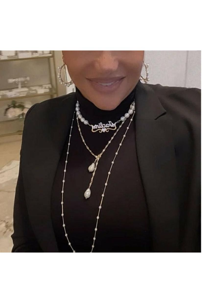 CHANTILLY PEARL NECKLACE - Butterfly Alley Jewelry