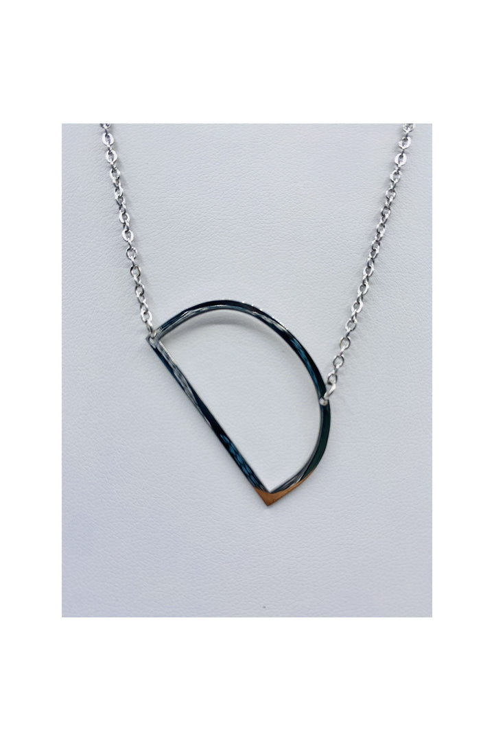 LARGE INITIAL NECKLACE - Butterfly Alley Jewelry